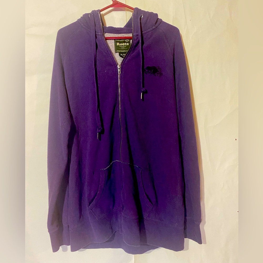 Roots full zip hoodie women’s size XL
